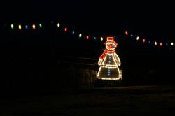 Christmas lights at Mousehole