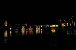 Christmas lights at Mousehole