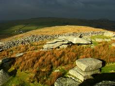 Looking north to Sharptor