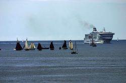 Racing in Plymouth Sound