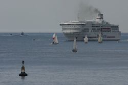 Racing in Plymouth Sound