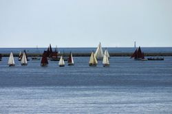 Racing in Plymouth Sound