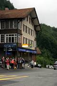 Postbus stop at Lauterbrunnen