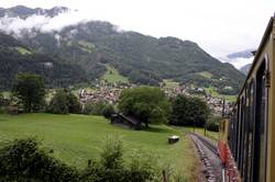 Looking down to Wilderswil