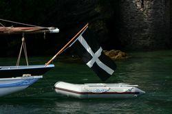 Looe Lugger Regatta - Bows and Sterns