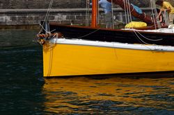 Looe Lugger Regatta - Bows and Sterns