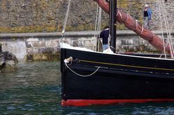 Looe Lugger Regatta - Bows and Sterns