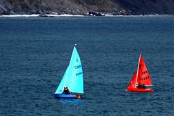 Sailing in Looe Bay