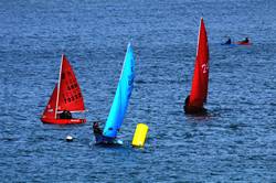 Sailing in Looe Bay