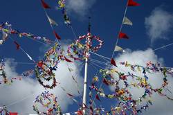 Maypole in Padstow