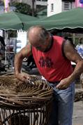 Newlyn Fish Festival - traditional lobster and crab pots