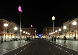 Place massena looking down Avenue Jean Médecin