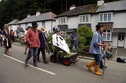 Polperro festival - procession