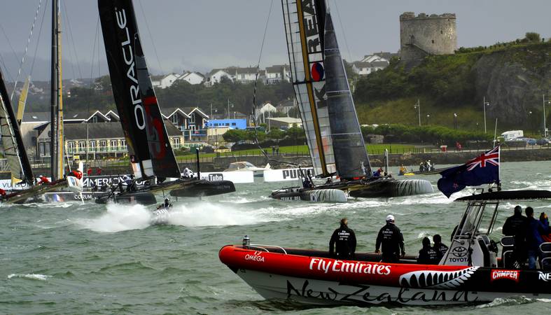 America's Cup World Series - Plymouth Sound - © Ian Foster / fozimage