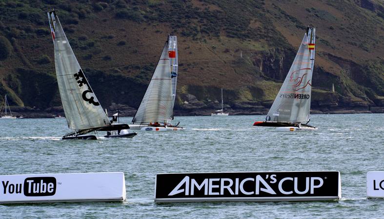 America's Cup World Series - Plymouth Sound - © Ian Foster / fozimage