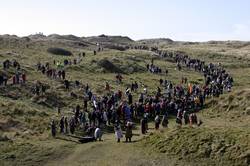 Procession to St Pirans Oratory