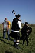 Musicians at St Pirans Cross