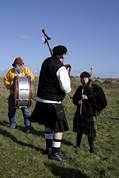 Musicians at St Pirans Cross