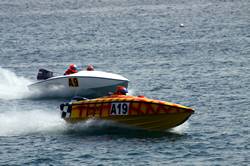 Powerboat racing - Looe bay