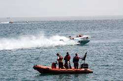 Powerboat racing - Looe bay