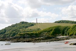 Coast path to the Daymark