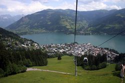 View from a gondola