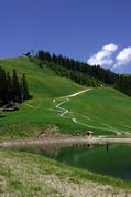 Path to the Schmittenhohe summit